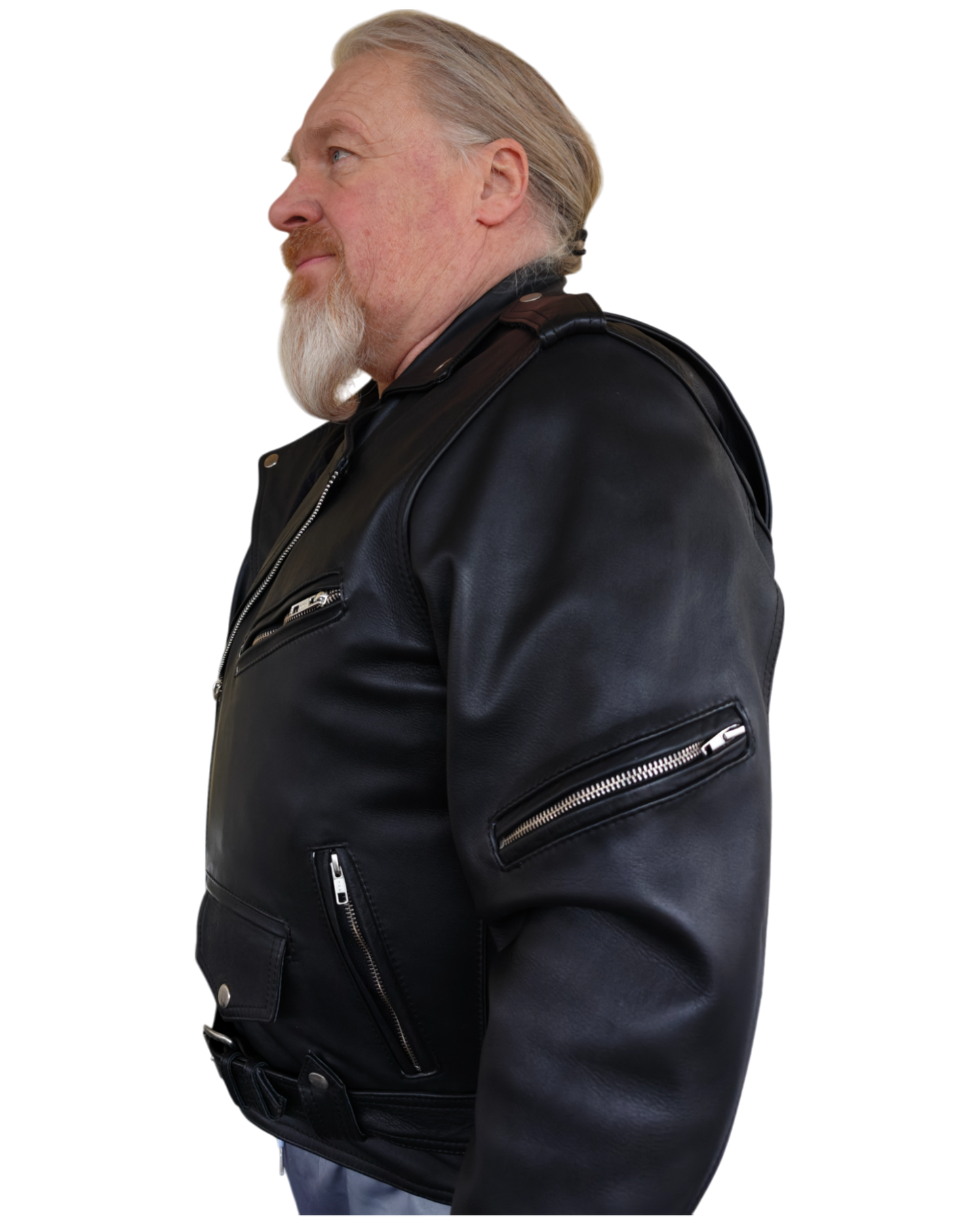 Ledmar MOTORCYCLE JACKET k02 – Perinteinen Nahkarotsi