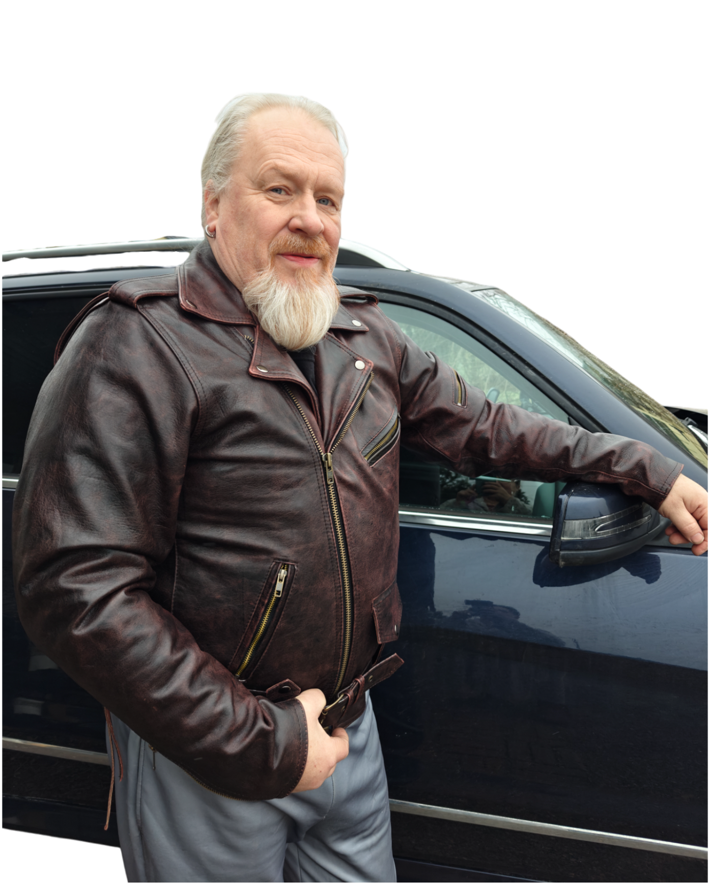 Ledmar MOTORCYCLE JACKET k02 – Perinteinen Nahkarotsi