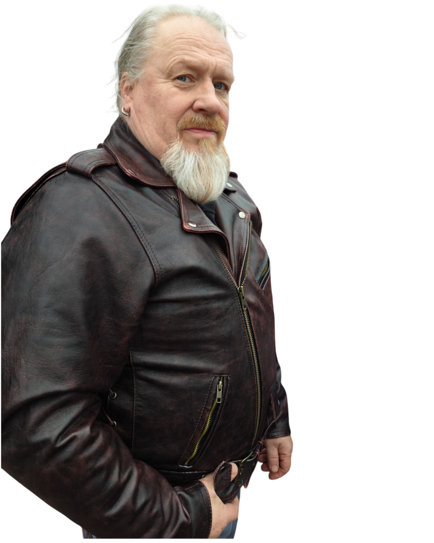 Ledmar MOTORCYCLE JACKET k02 – Perinteinen Nahkarotsi