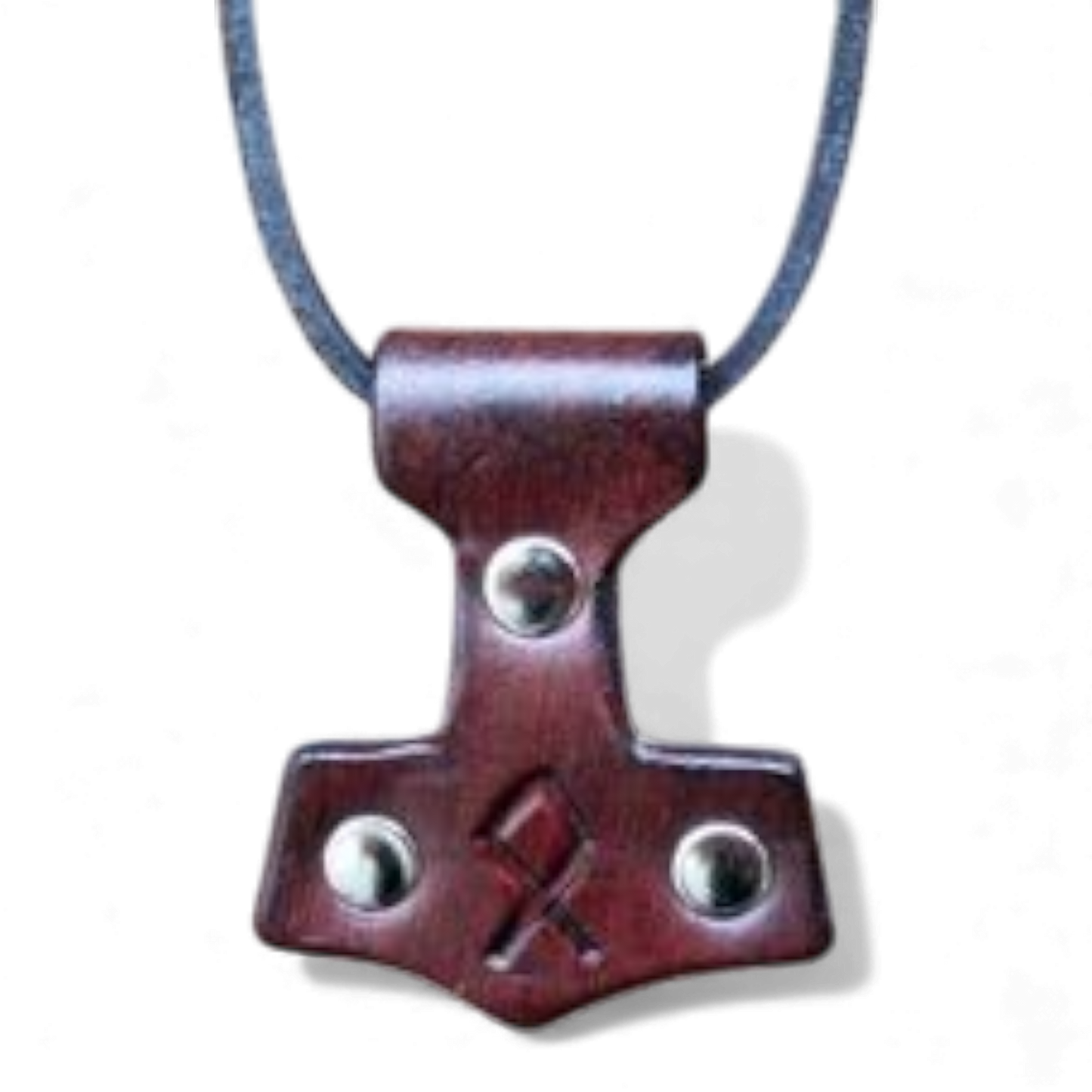 Drakkarula nahkainen kaulakoru käsityönä