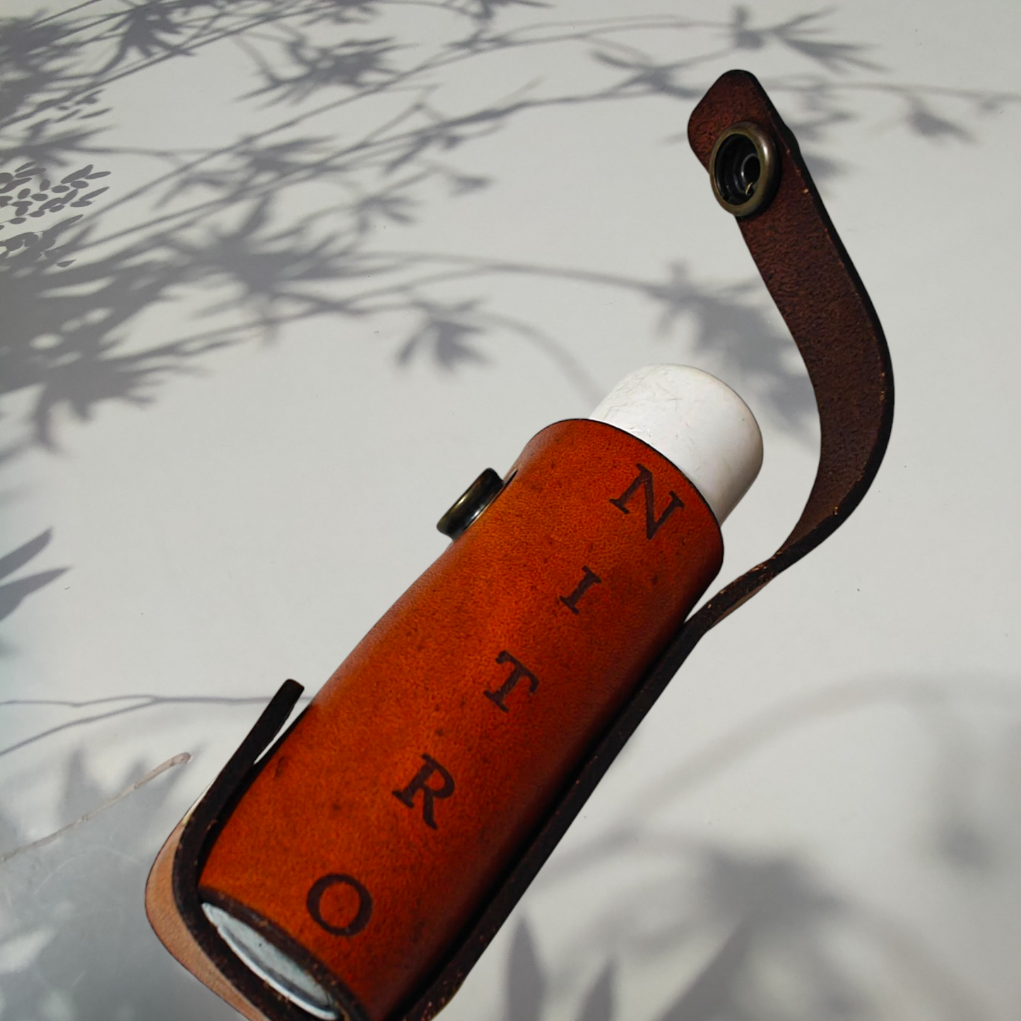 nahkajaakko nahkainen nitro - dinit kotelo käsityönä