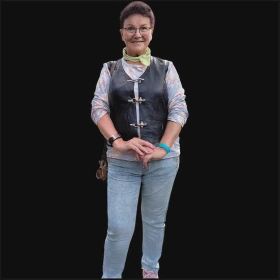Ledmar NAHKALIIVI m05 - mustaa väriä, silkkistä naudannakaa